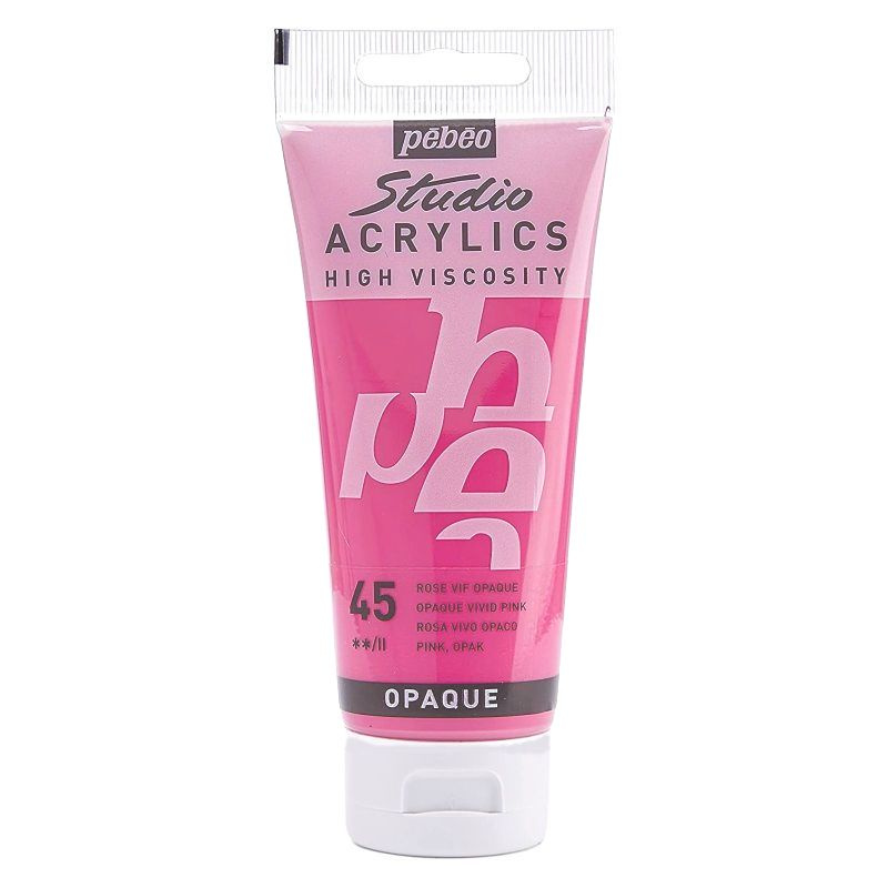 Akrylová barva Studio Acrylics růžová 100ml