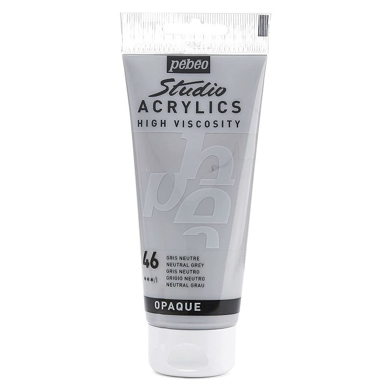 Akrylová barva Studio Acrylics neutrální šedá 100ml