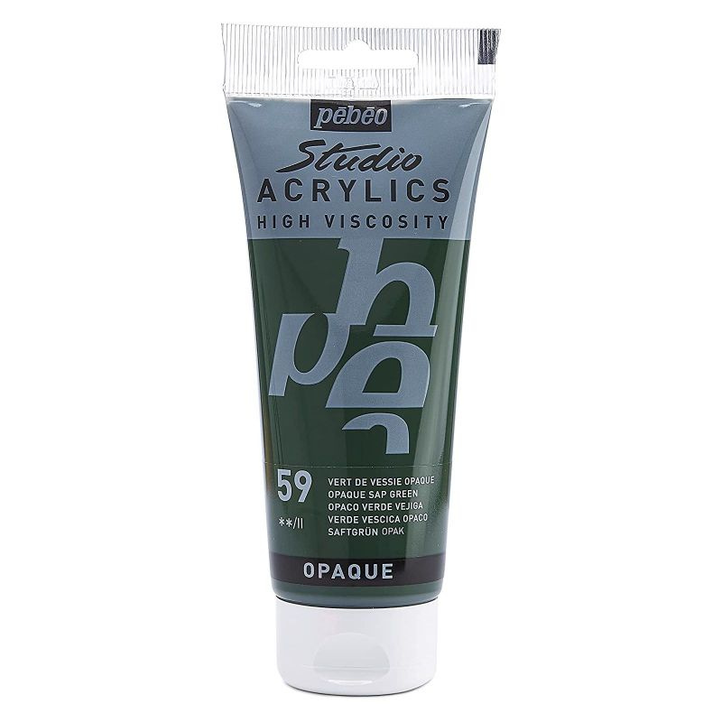 Akrylová barva Studio Acrylics tmavě zelená 100ml