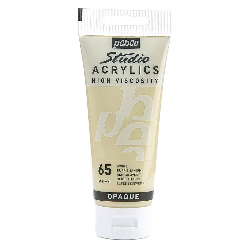 Akrylová barva Studio Acrylics krémová běloba 100ml