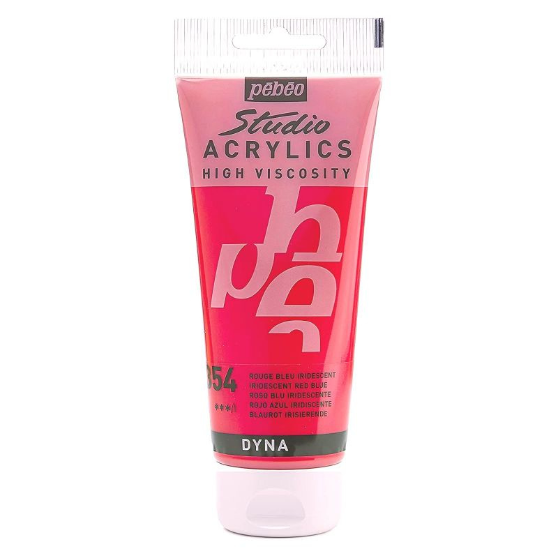 Akrylová barva Studio Acrylics iridescent červeno modrá 100ml