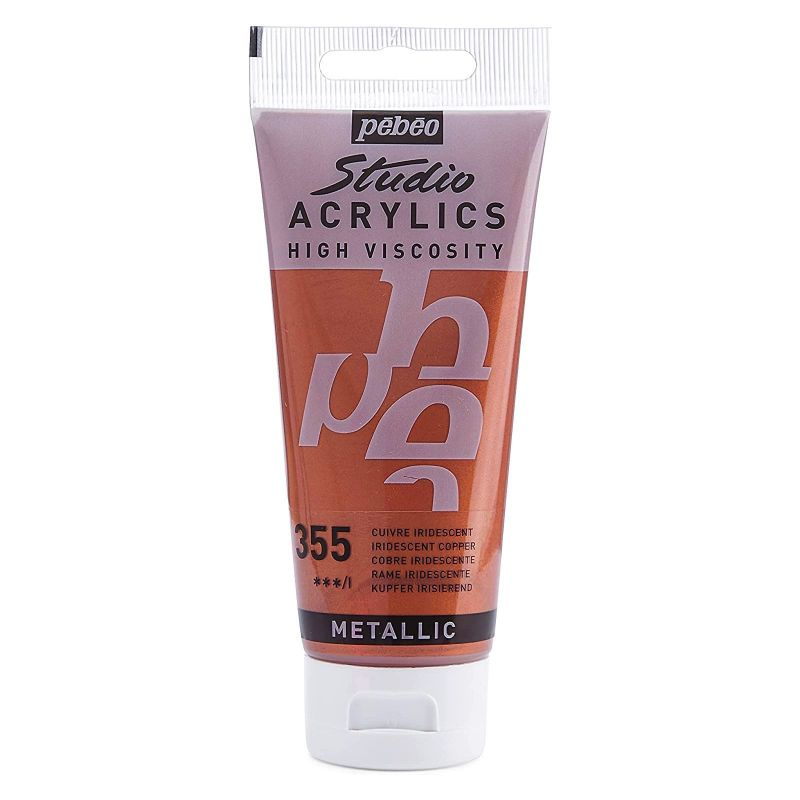 Akrylová barva Studio Acrylics metalická měděná 100ml