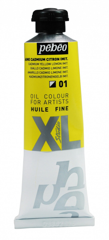 Olejová barva Pébéo XL 37ml – 01 lemon cadmium yellow hue