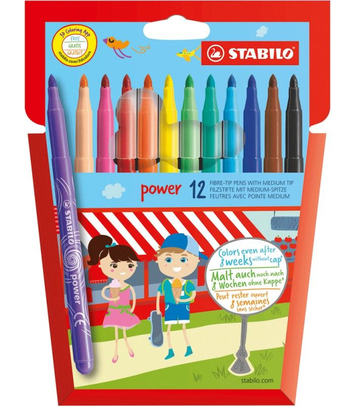 Stabilo Popisovač Power 12 barev