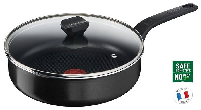 Pánev Tefal Simply Clean B5673253 / s poklicí / ø 24 cm / černá Varianta: ivi1