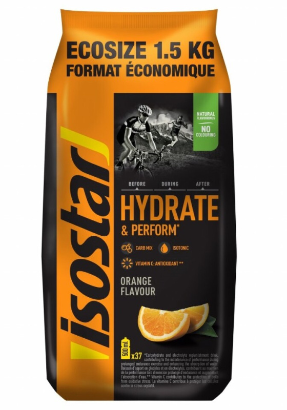 Isostar Hydrate & Perform 1500 g - pomeranč