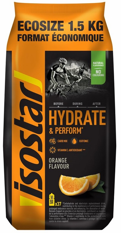 Isostar Hydrate & Perform 1500 g - pomeranč