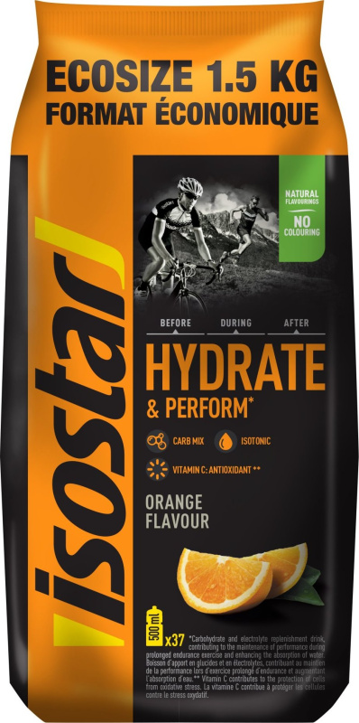 Isostar Hydrate & Perform 1500 g - pomeranč