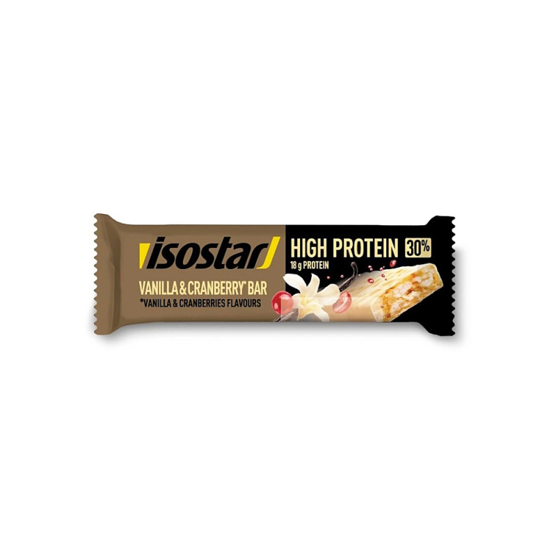 Isostar High Protein 30% vanilka a brusinka tyčinka 55 g