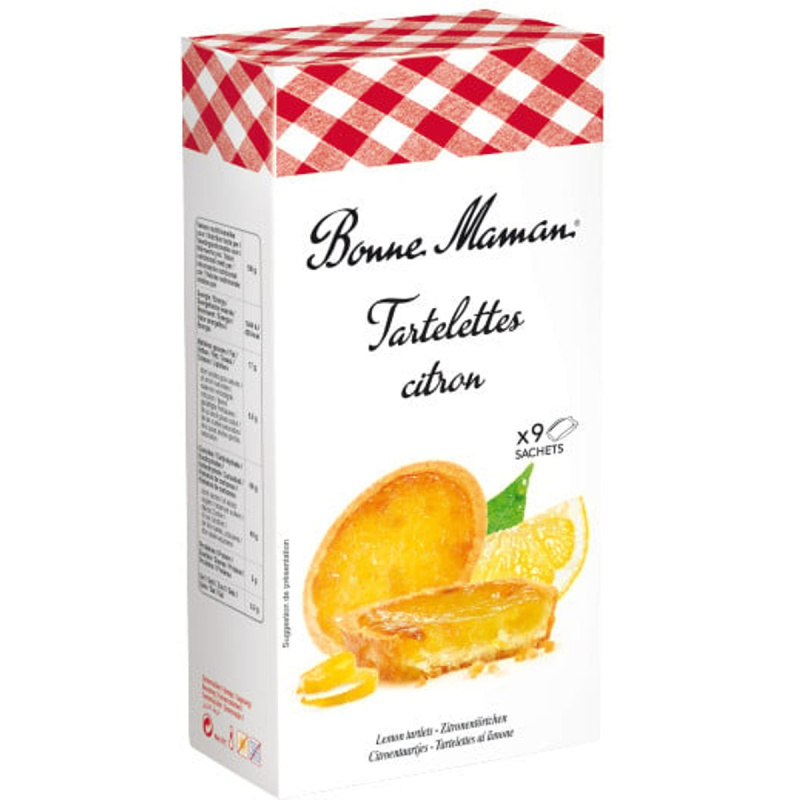 Bonne Maman Tartelettes sušenky s citronovou náplní