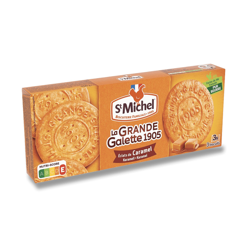 St Michel Grande Gallete - galetky s karamelem - 150 g