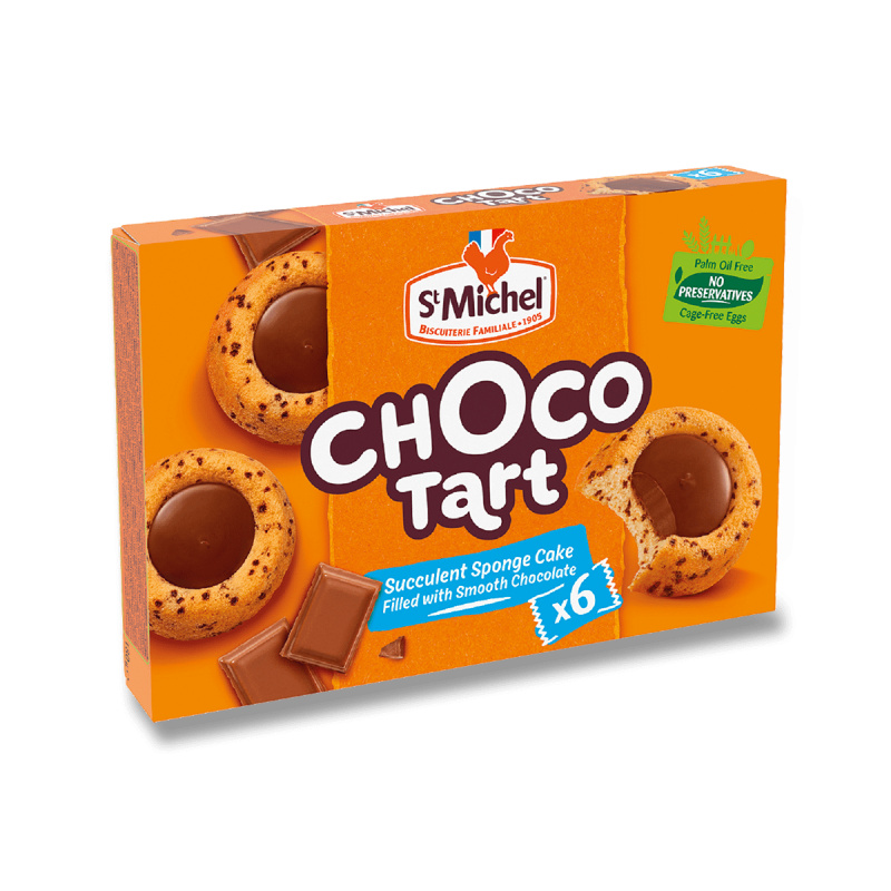 St Michel Choco Tart - měkké pečivo čokoládou - 180 g