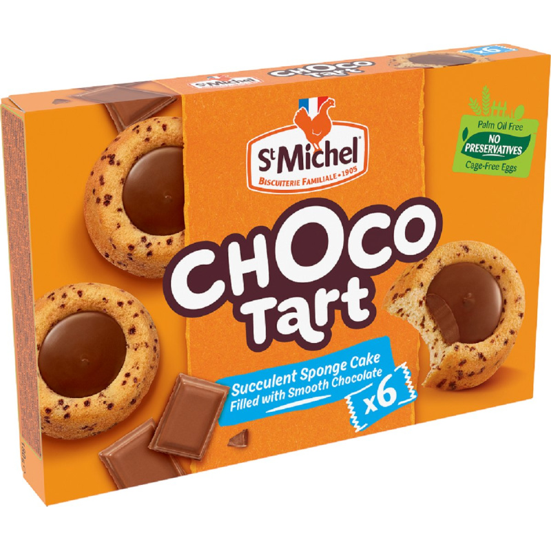 St Michel Choco Tart - měkké pečivo čokoládou - 180 g
