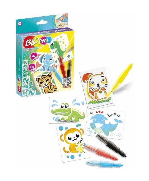 Blopens mini sada zvířata – kreativní airbrush set pro děti