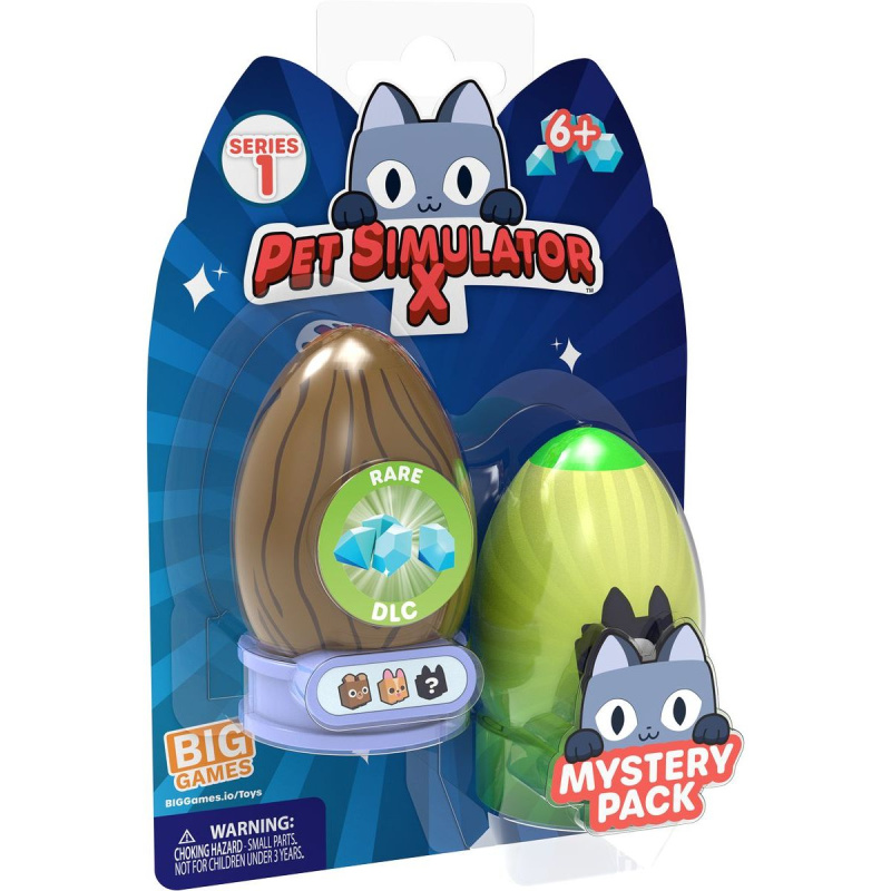 Vajíčka s figurkami PET SIMULATOR – sada 2 ks (8 cm)