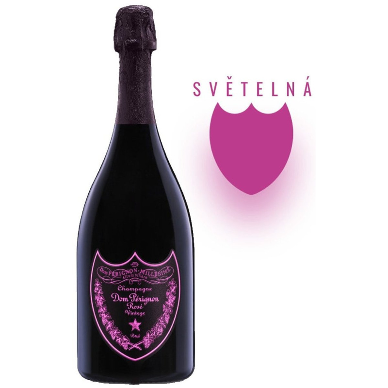 Dom Pérignon Rosé Vintage 2009 světelná lahev