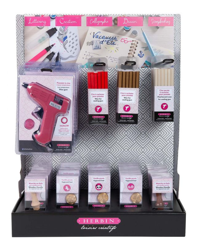 Kartonový stojan pro pečetění - prázdný