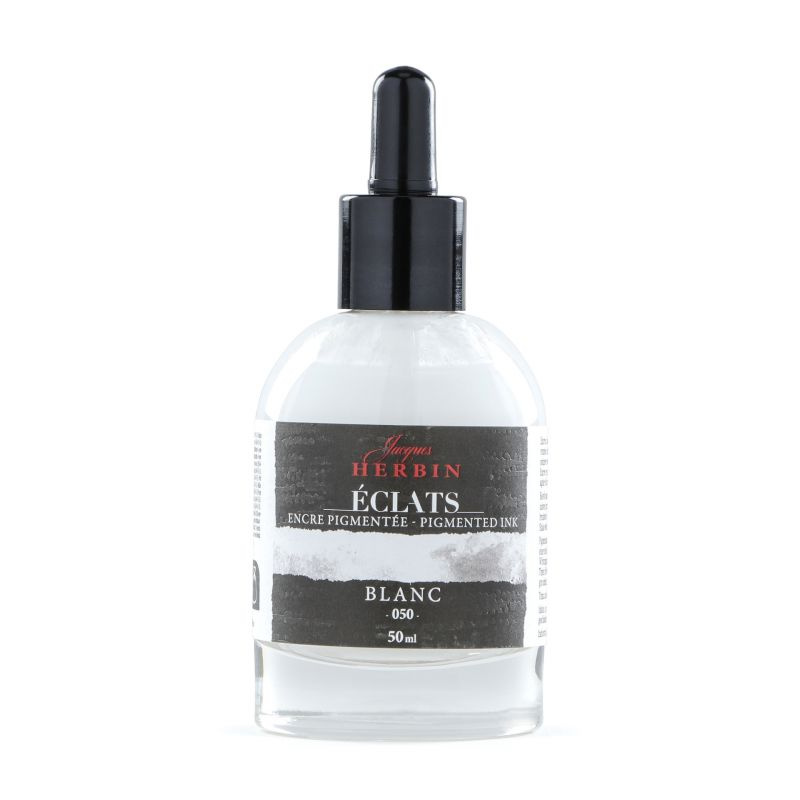 Jacques Herbin pigmentový inkoust (50ml) bílá