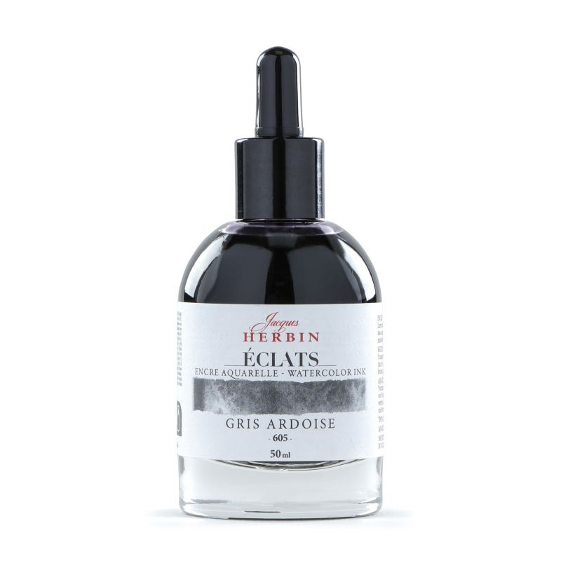 Jacques Herbin akvarelový inkoust (50ml) břidlicová šedá