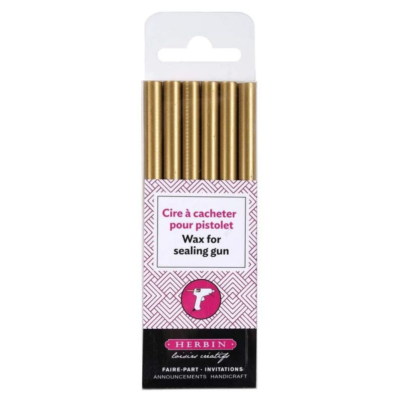 Pečetní vosk (6ks) zlatá