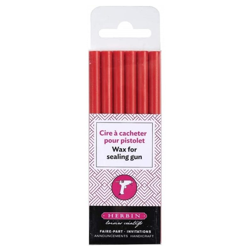 Pečetní vosk (6ks) červená