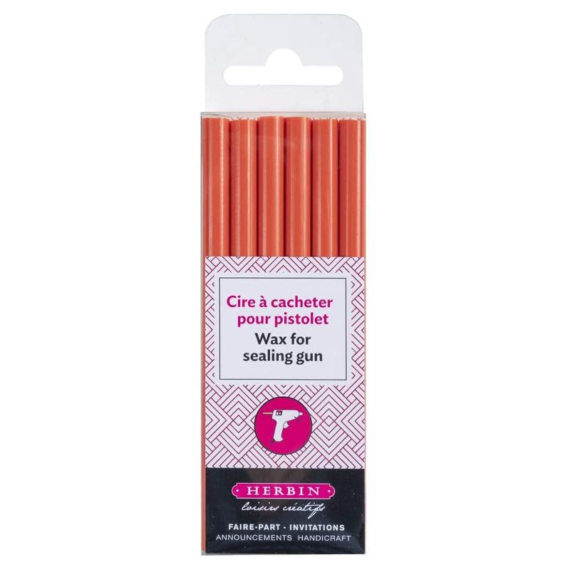 Pečetní vosk (6ks) oranžová