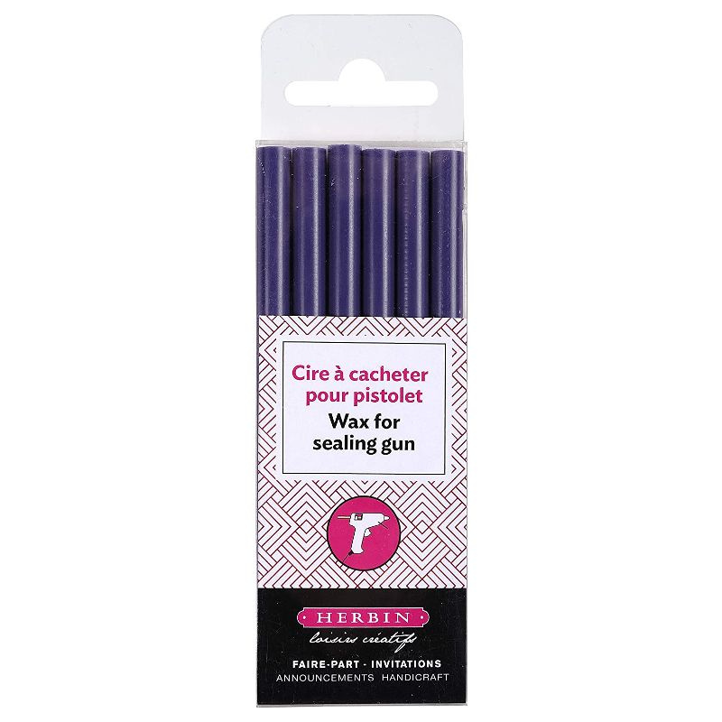 Pečetní vosk (6ks) tmavě fialová