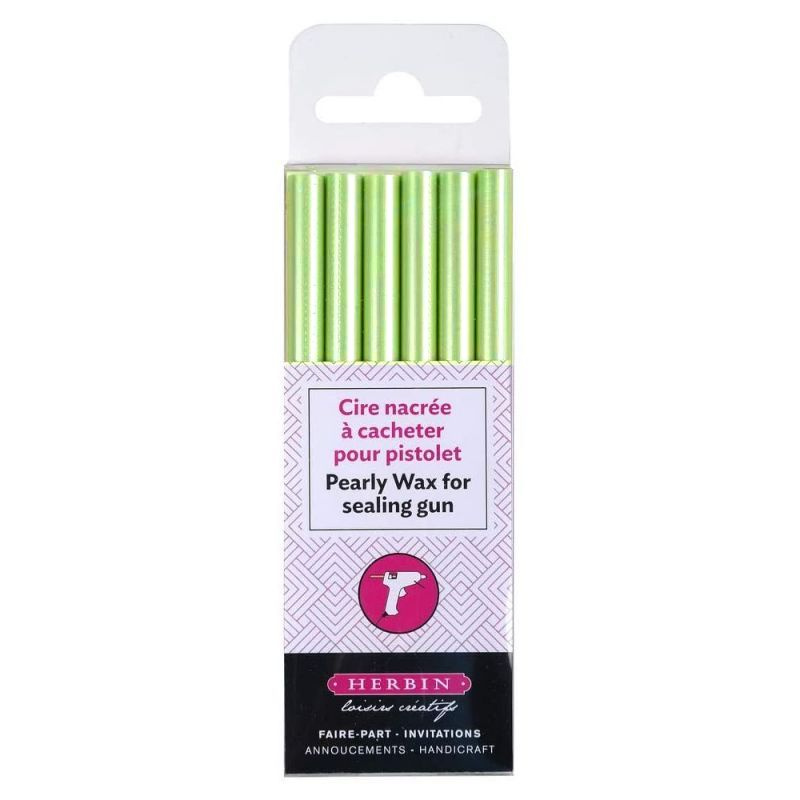 Pečetní vosk perleťový (6ks) zelená