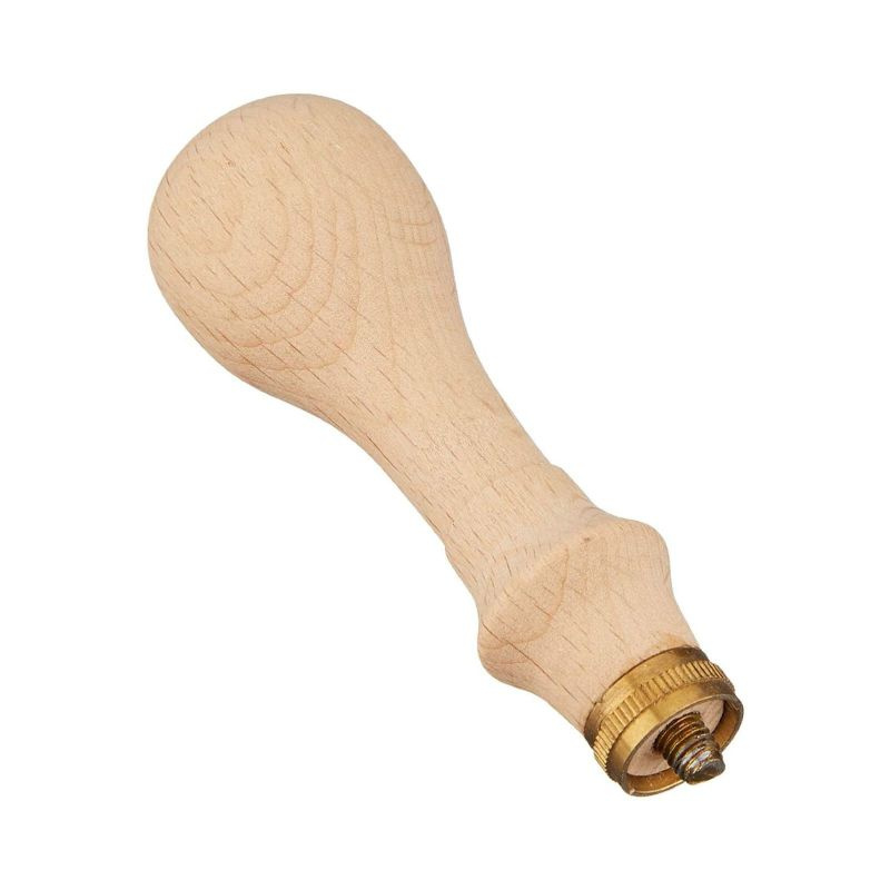Dřevěná rukojeť k pečetění přírodní