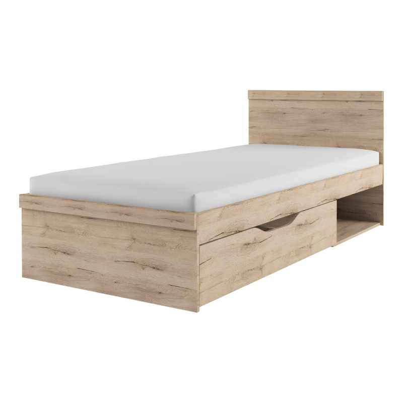 Postel s úložným prostorem, dub san remo, Orestes