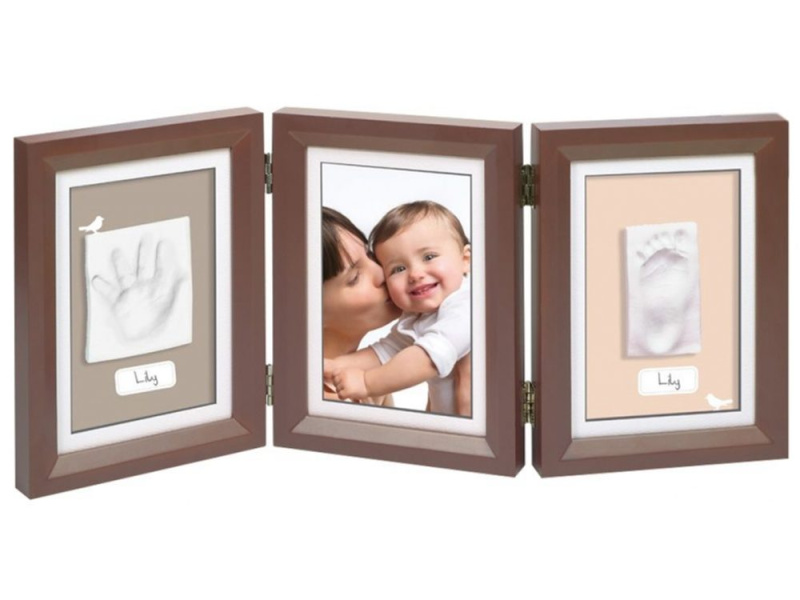 Baby Art My Baby Touch Double Brown sada na otisk miminka 1 ks