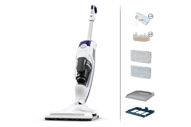 Vysavač s parním mopem Rowenta Clean & Steam Revolution RY7731WH