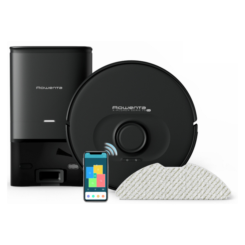 Robotický vysavač Rowenta X-PLORER S75s+ Animal & Allergy 4v1 RR8595WH