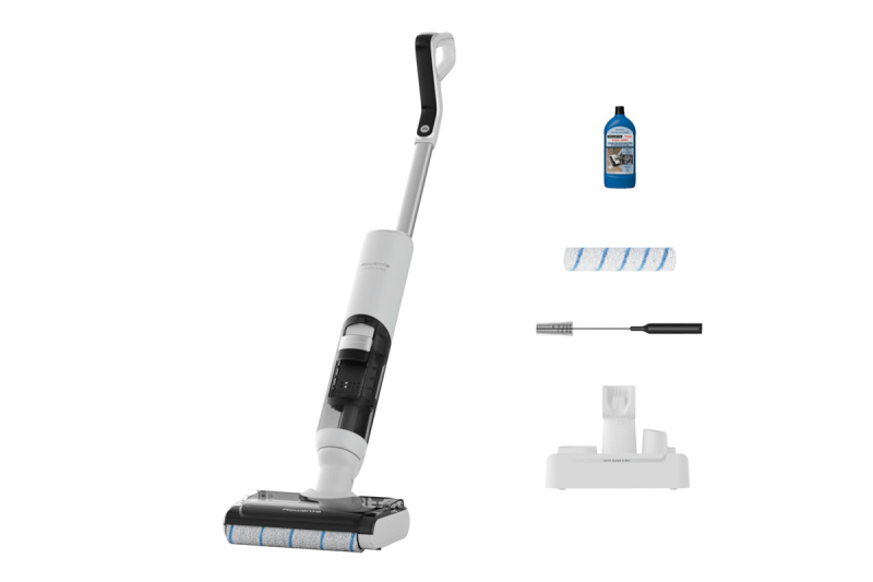Podlahová myčka a vysavač 2v1 Rowenta X-Clean 5 na mokré a suché vysávání GZ5435E0 Černá/Bílá