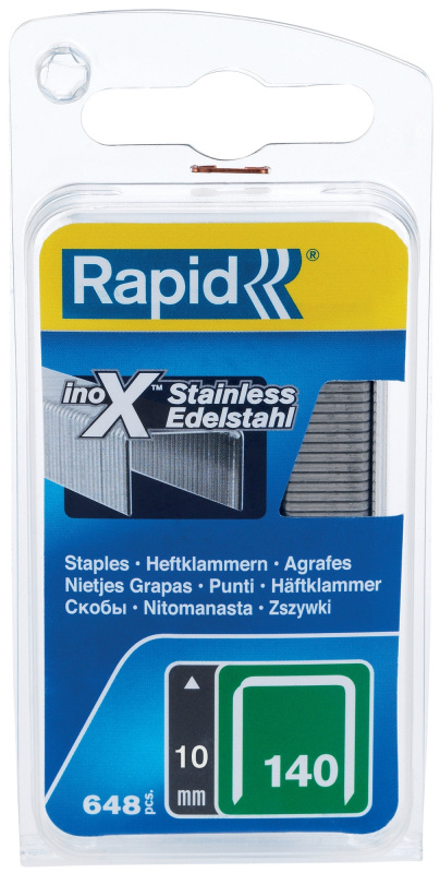 Spony nerez Rapid High Performance 140 10,6×10×1,2 mm 650 ks