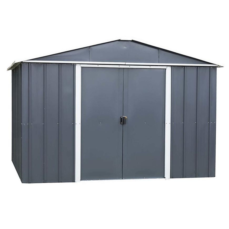 PLECHOVÝ ZAHRADNÍ DOMEK 202X137CM ŠEDÝ, J-65AEYZ