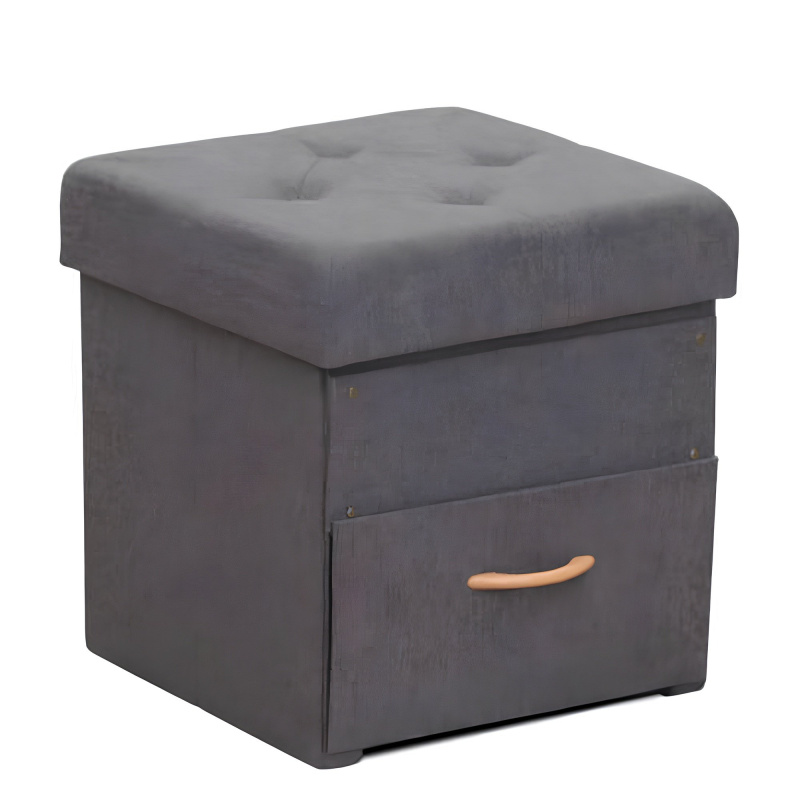 Taburet, šedá, SULOT TYP 1