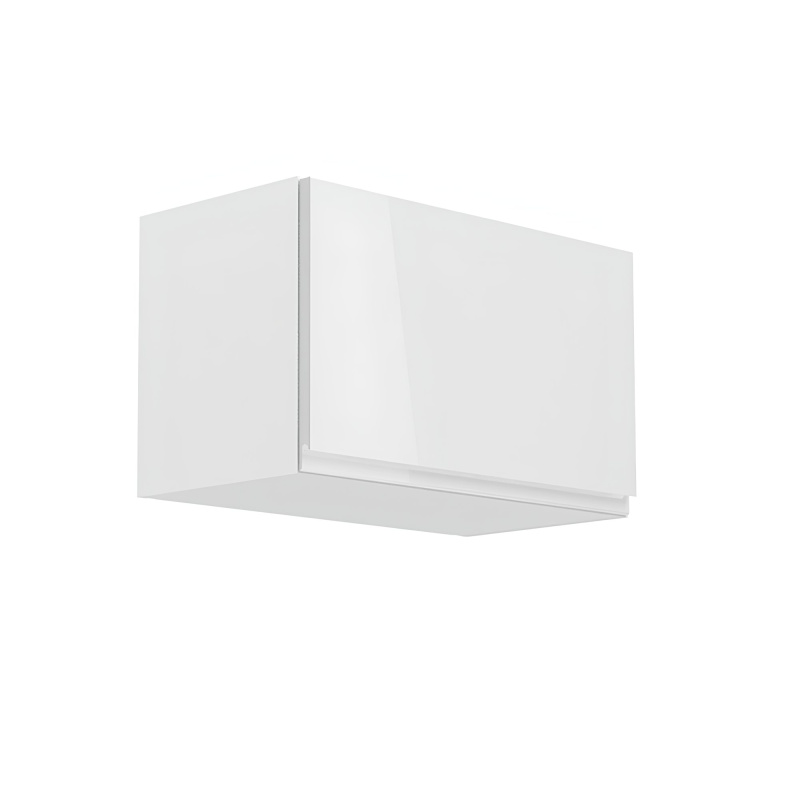 Horní skříňka, bílá / bílý extra vysoký lesk, AURORA G60KN