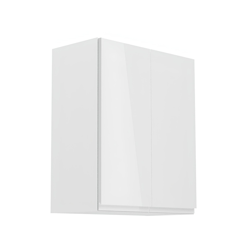Horní skříňka, bílá/bílý extra vysoký lesk, AURORA G602F
