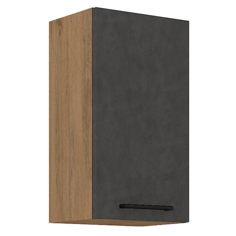 Horní skříňka, dub lancelot / šedá matná, VEGA 40 G-72 1F