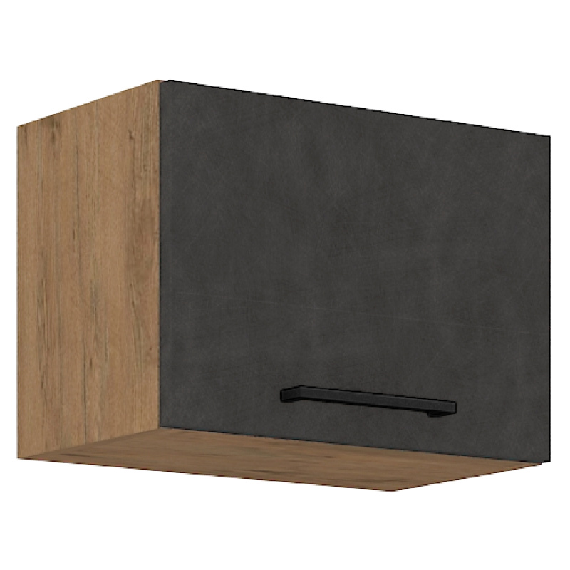 Horní skříňka, dub lancelot / šedá matná, VEGA 50 GU-36 1F