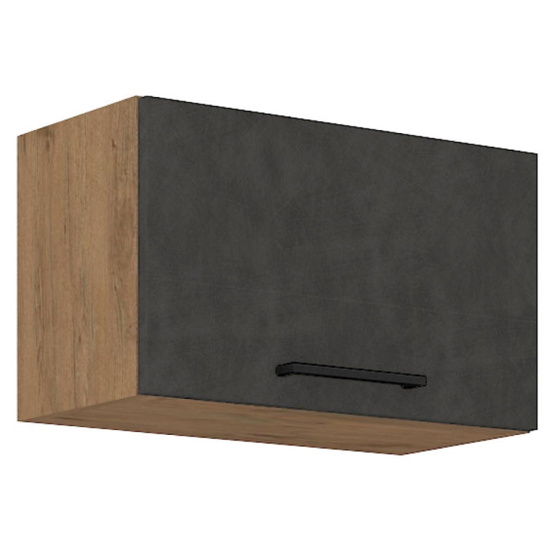 Horní skříňka, dub lancelot / šedá matná, VEGA 60 GU-36 1F