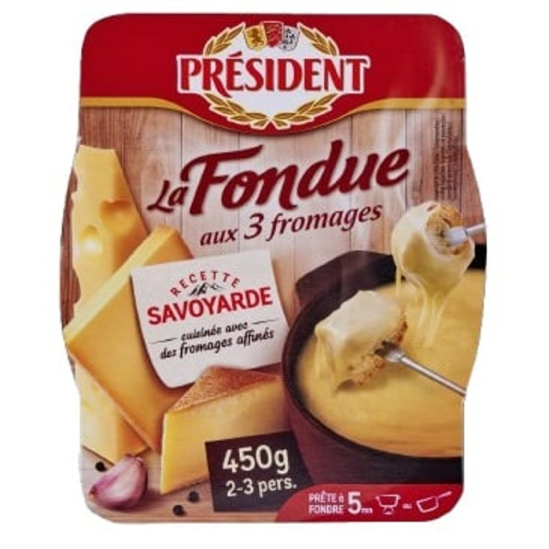 Président Sýrové fondue 3 fromages