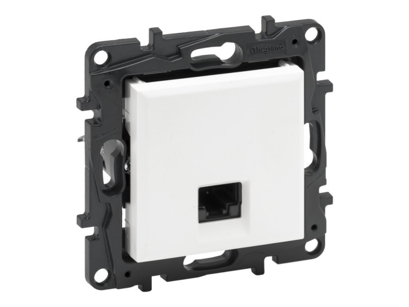 Zásuvka datová Legrand Niloé Step 1× RJ45 bílá