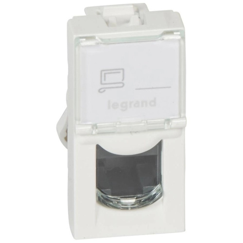 Zásuvka datová Legrand Mosaic CAT5e 1× RJ45 1 modul bílá
