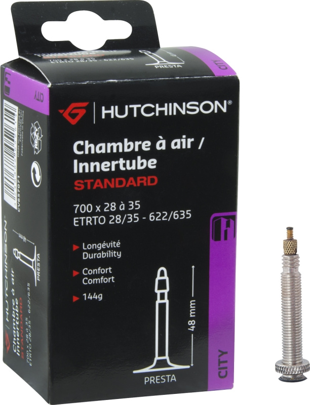 duše HUTCHINSON 700x28/ 35 FV 48 mm, krabička