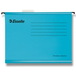 Esselte Papírové závěsné desky Pendaflex Standard, modré, 25 ks
