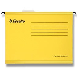 Esselte Papírové závěsné desky Pendaflex Standard, žluté, 25 ks