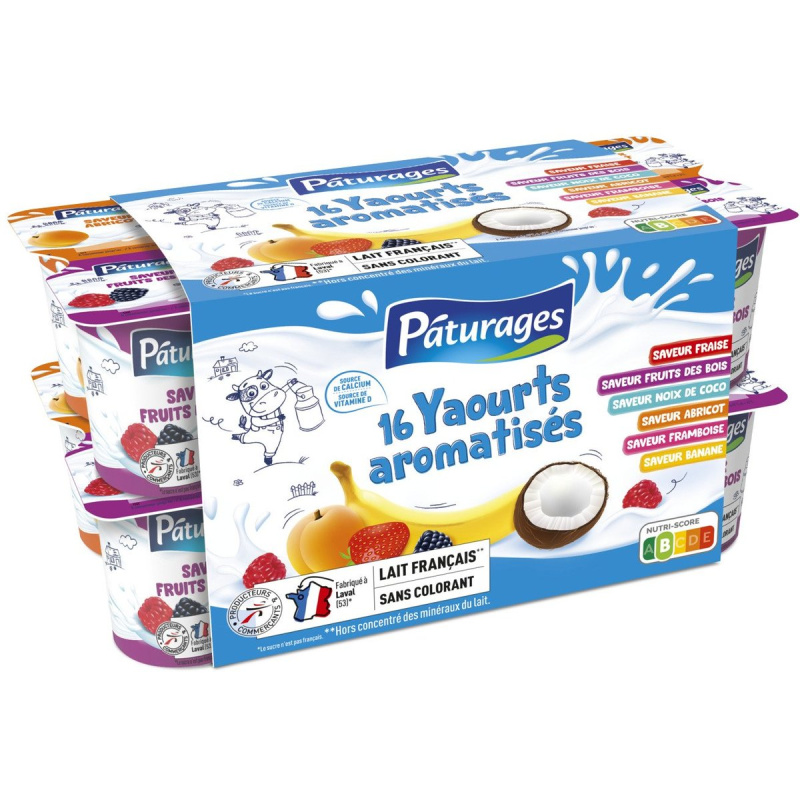 Paturages Jogurt pro děti mix příchutí 16×125 g