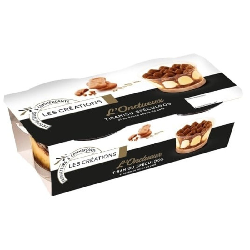 Les Créations Krémové Tiramisu se sladkou kávovou omáčkou